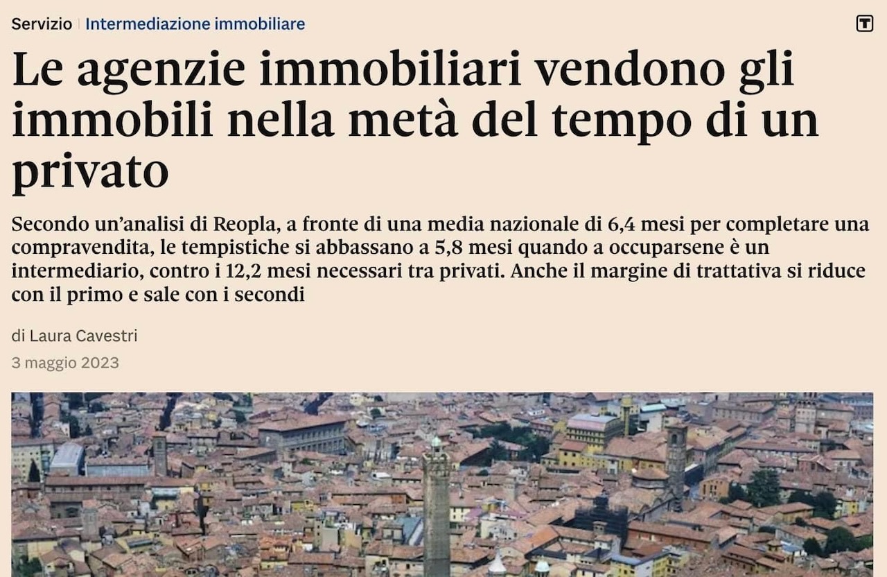 il sole 24 ore - agenzie immobiliari